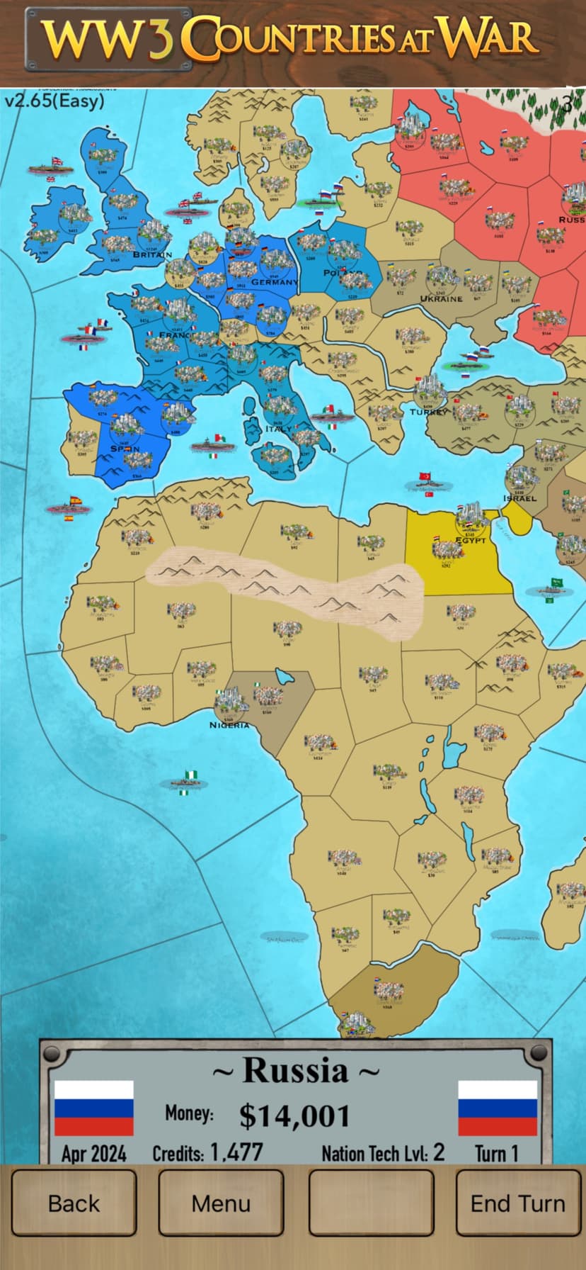 WW3 Countries at War screenshot 5 - screenshot