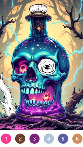 Macabre Color Paint By Number screenshot 7 - screenshot