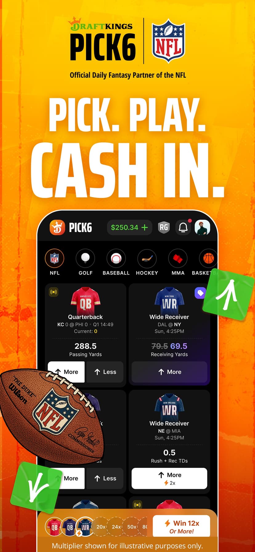Pick6 DraftKings Fantasy Picks screenshot 1 - screenshot