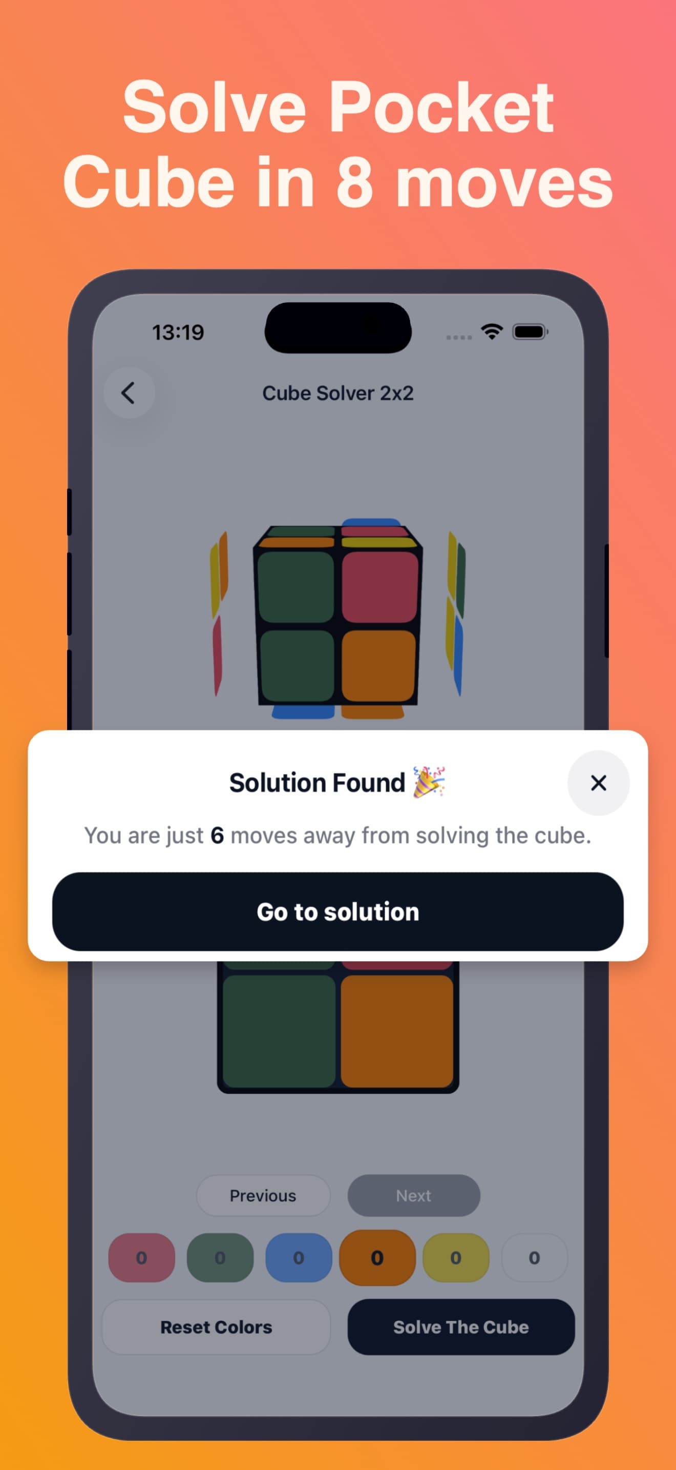 Rubix Cube Solver CubeXpert screenshot 6 - screenshot