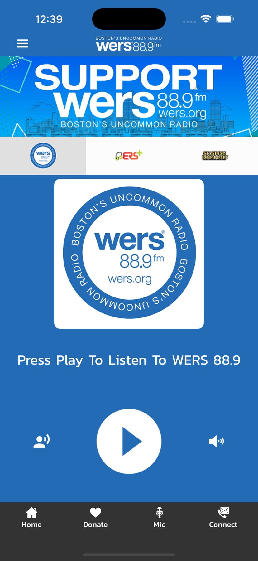 88.9 WERS-FM Boston screenshot 1 - screenshot