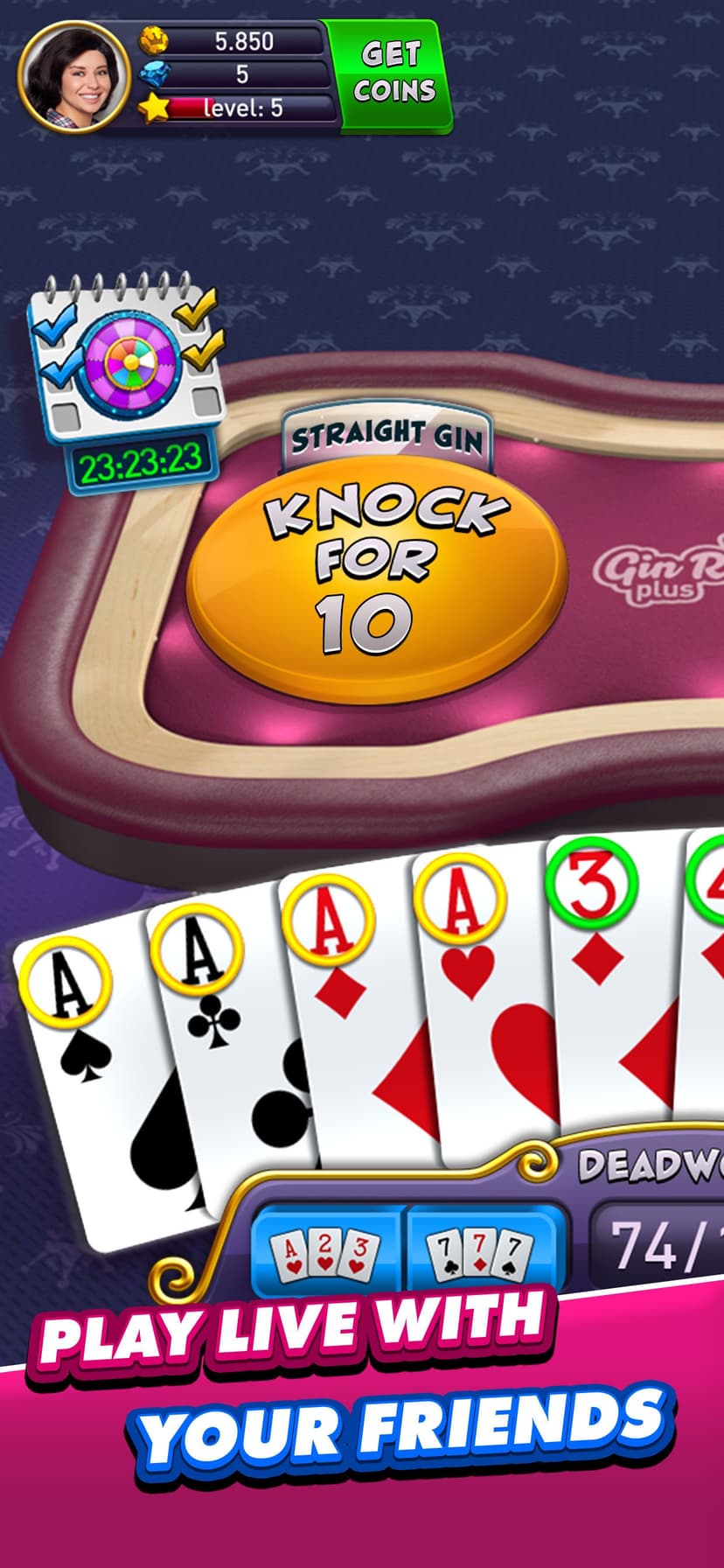 Gin Rummy Plus - Fun Card Game screenshot 3 - screenshot