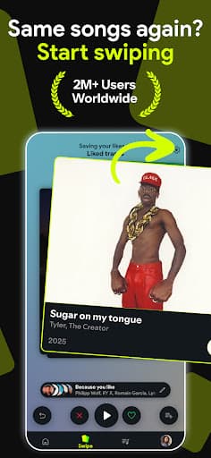 Swipefy: Find Music on Spotify screenshot 1 - screenshot