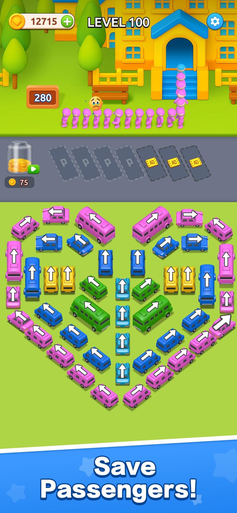 Bus Out - Traffic Escape! screenshot 1 - screenshot
