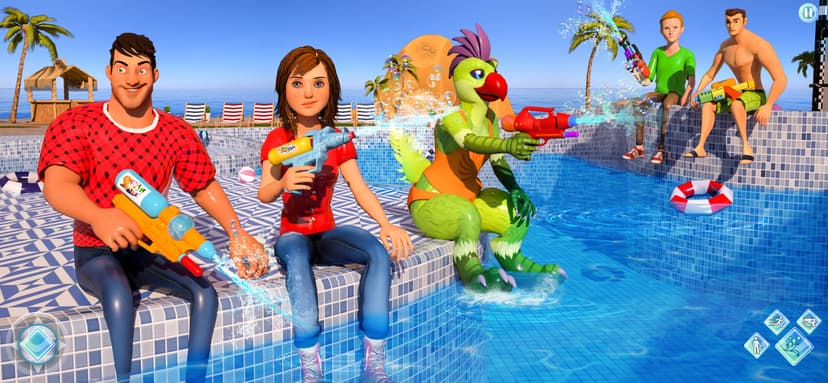 Paintball Shooting: Water Game screenshot 1 - screenshot