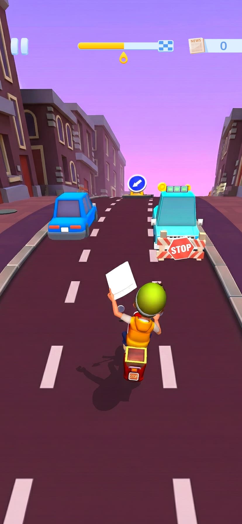 Paper Boy Race: Run & Rush 3D screenshot 6 - screenshot