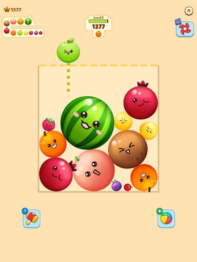 Fruit Merge-Juicy Melon Puzzle screenshot 5 - screenshot