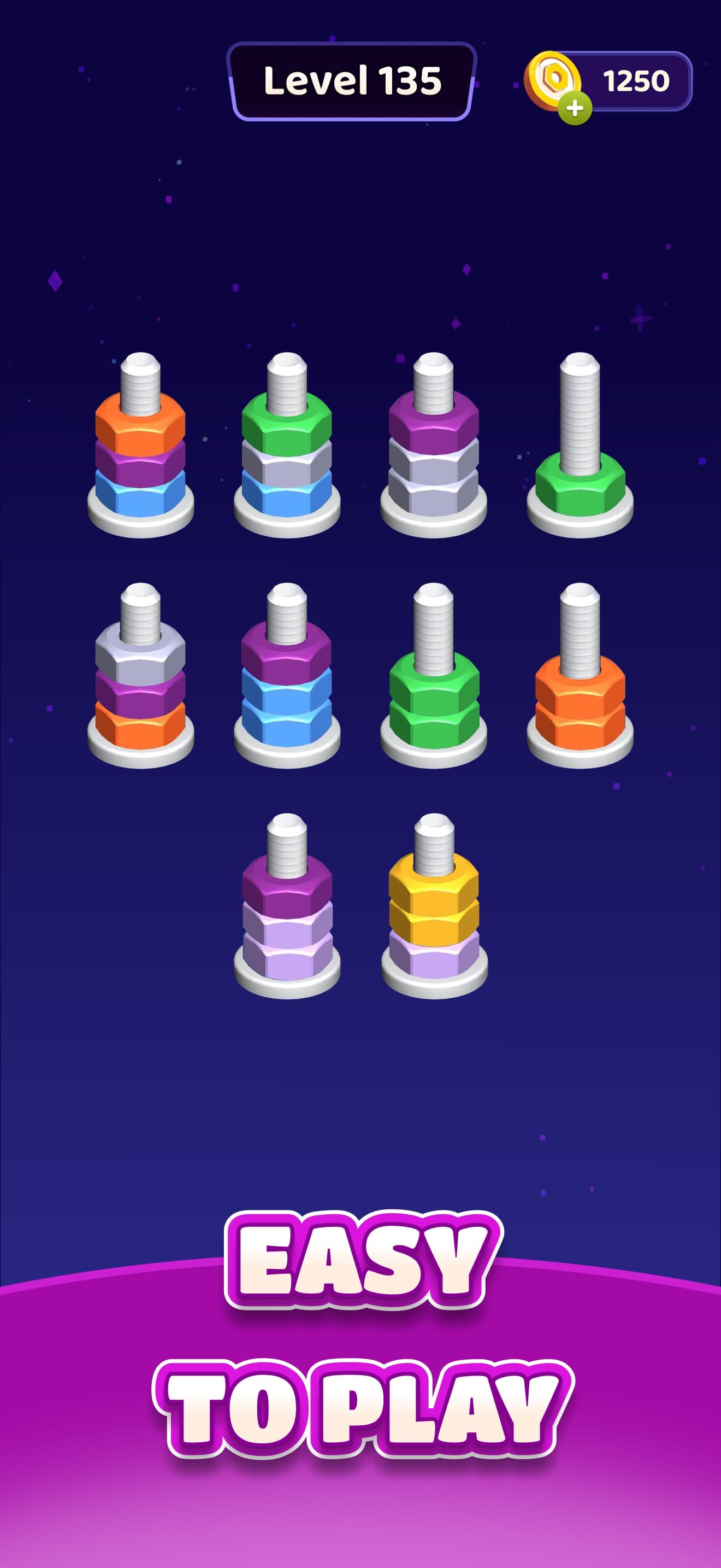 Nut Sort Blast: Color Puzzle screenshot 1 - screenshot