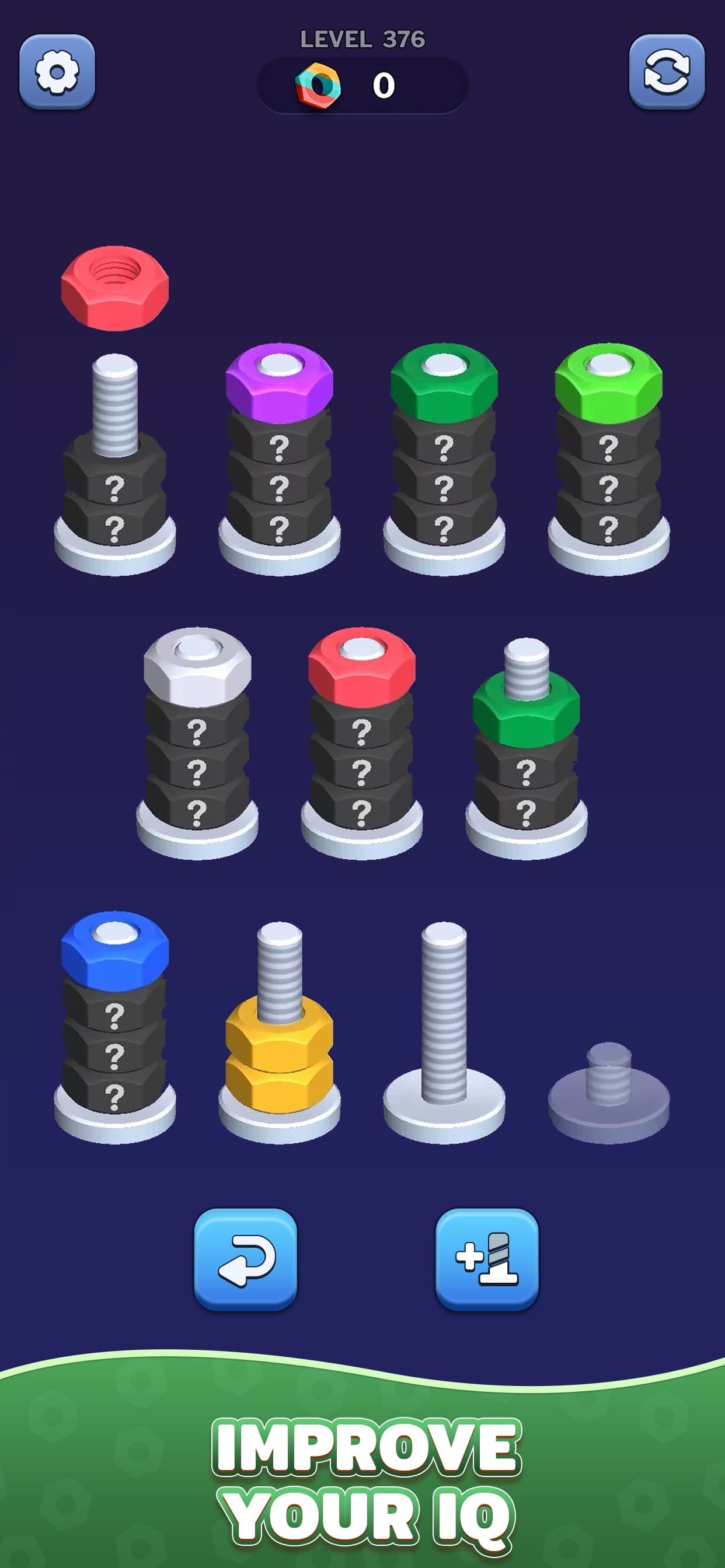 Nut Sort Games - Color Sorting screenshot 3 - screenshot