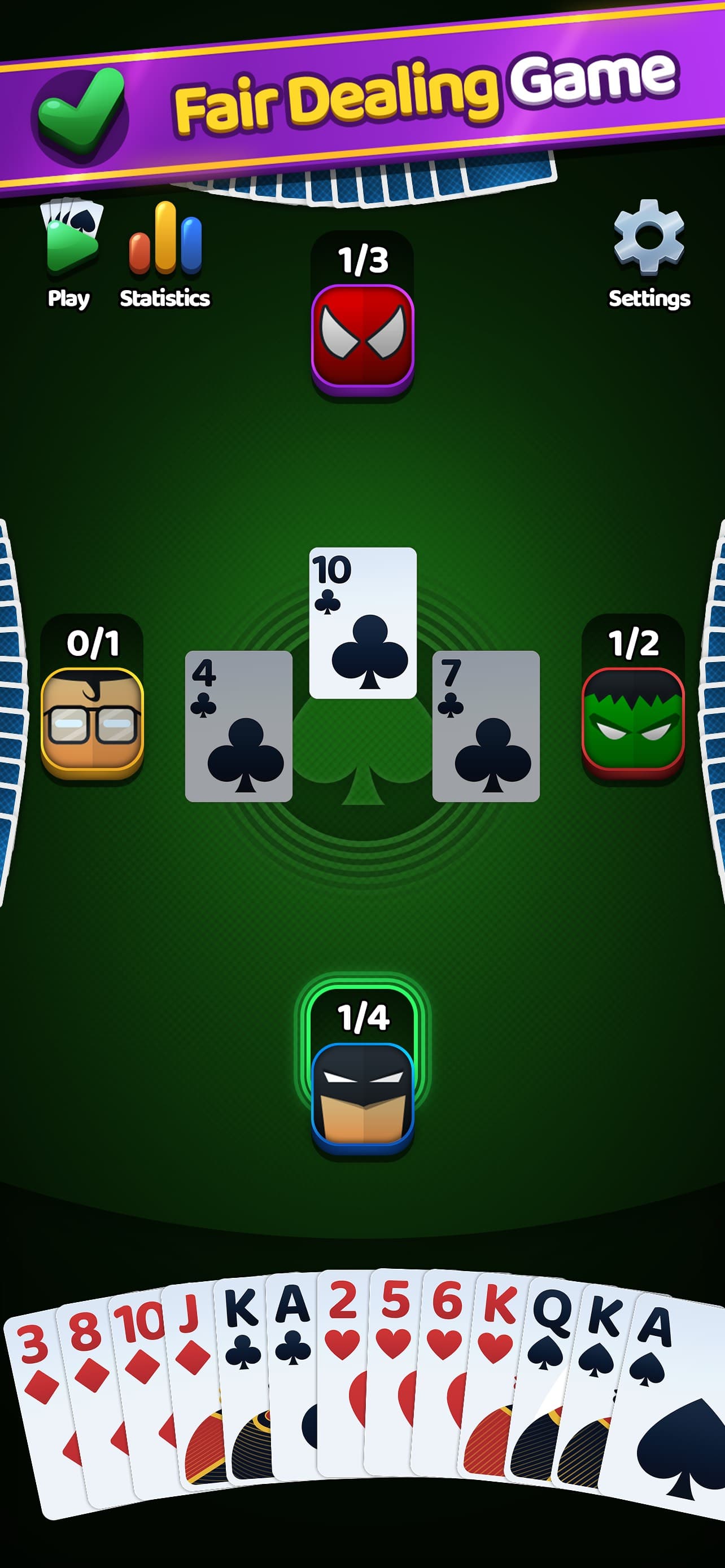 Spades Classic: US Edition screenshot 1 - screenshot