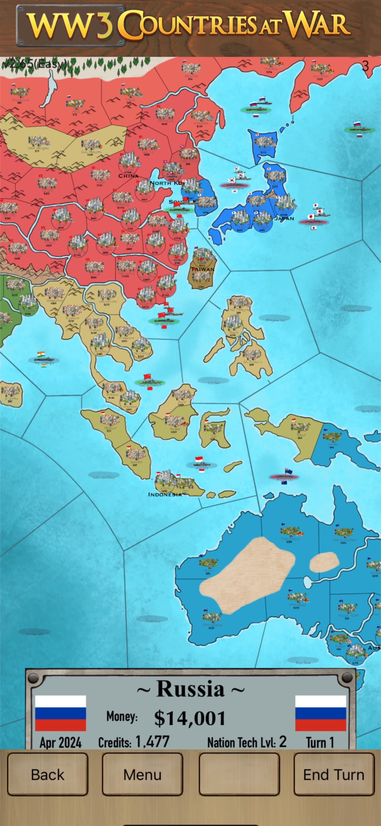 WW3 Countries at War screenshot 7 - screenshot