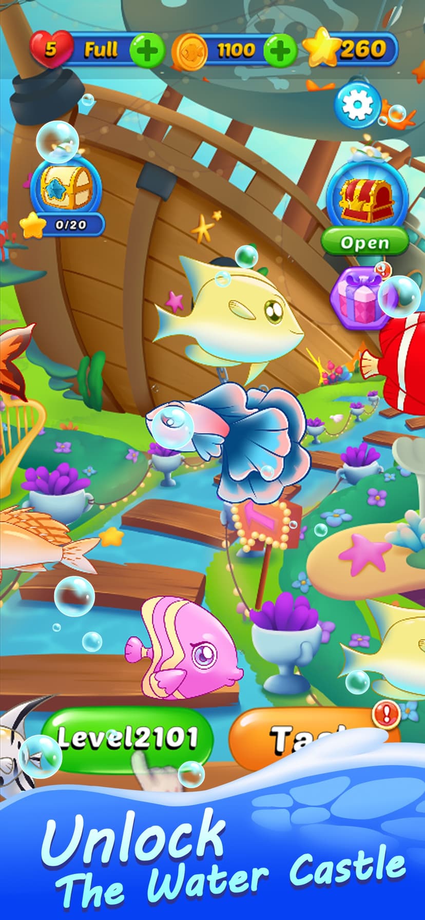 Ocean Puzzle Games-Match 3 screenshot 1 - screenshot