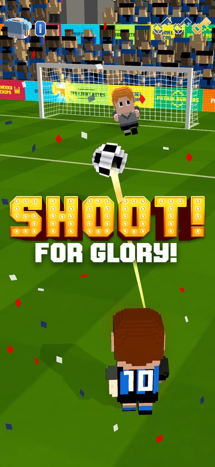 Blocky Soccer screenshot 1 - screenshot