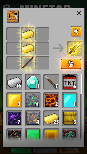Minetap – Merge rpg clicker screenshot 4 - screenshot