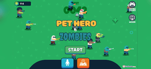 Pet Hero vs Zombie screenshot 1 - screenshot