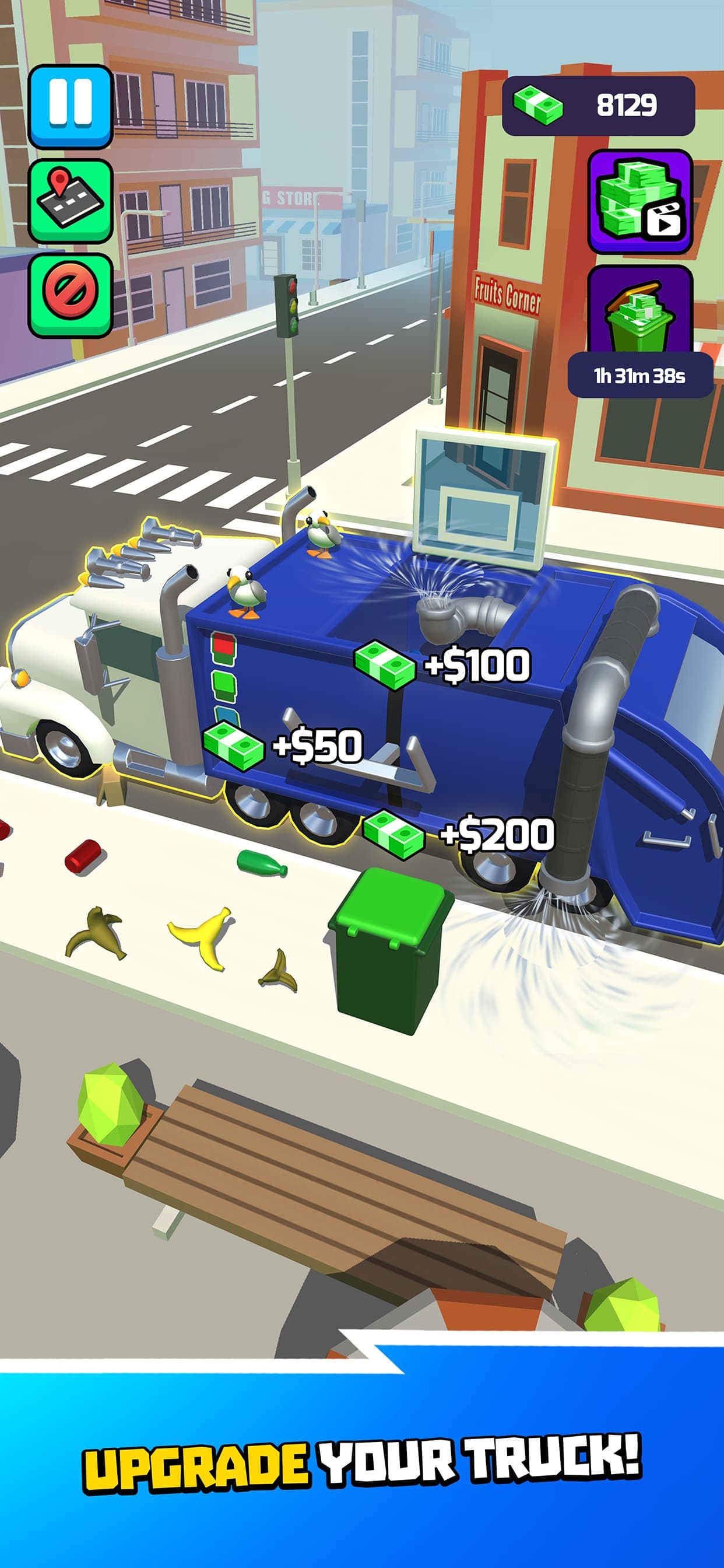 Garbage Truck 3D!!! screenshot 2 - screenshot