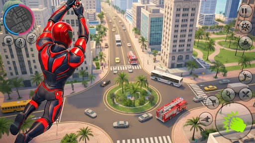 Spider Hero Flying City Rescue screenshot 2 - screenshot