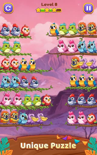 Bird Sort 3: Color Puzzle screenshot 20 - screenshot