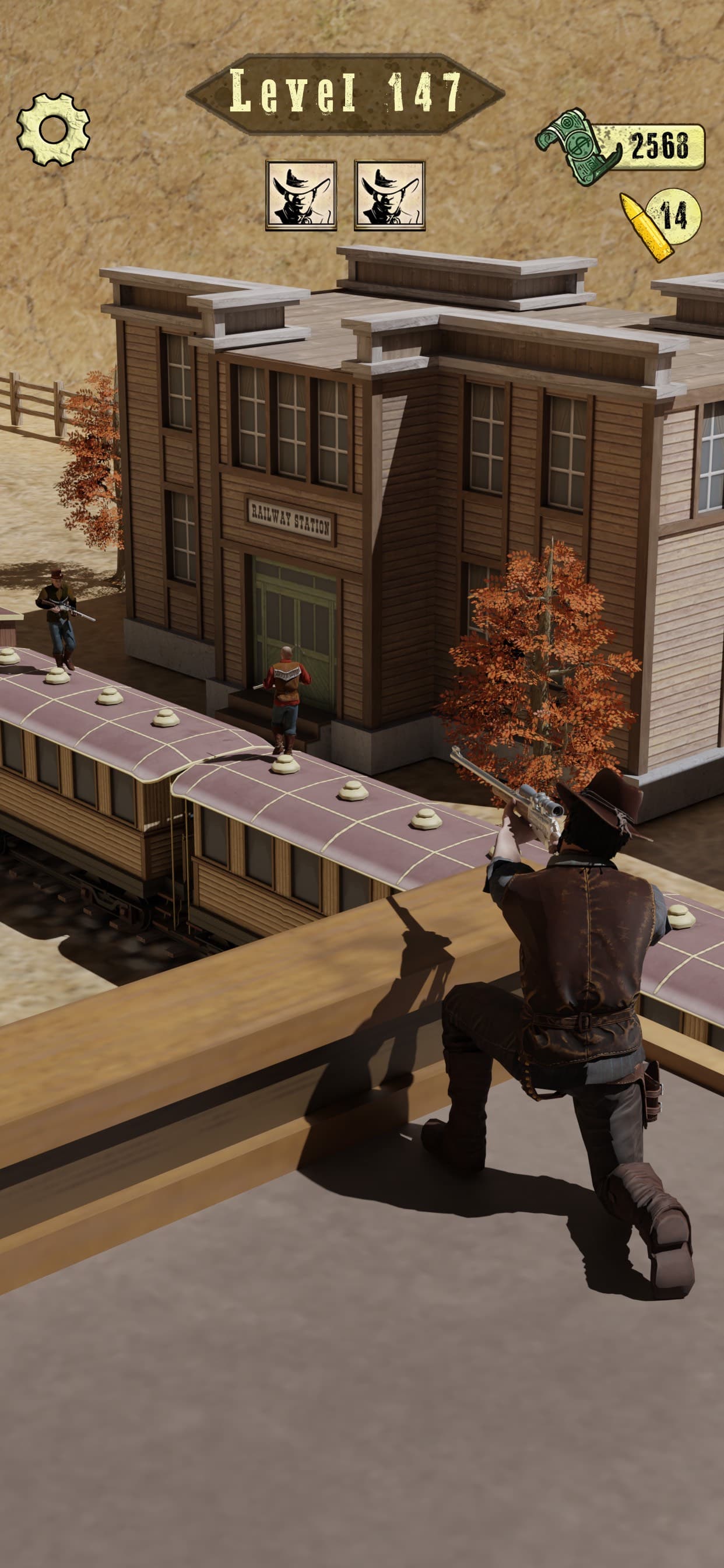 Wild West Sniper: Cowboy War screenshot 2 - screenshot