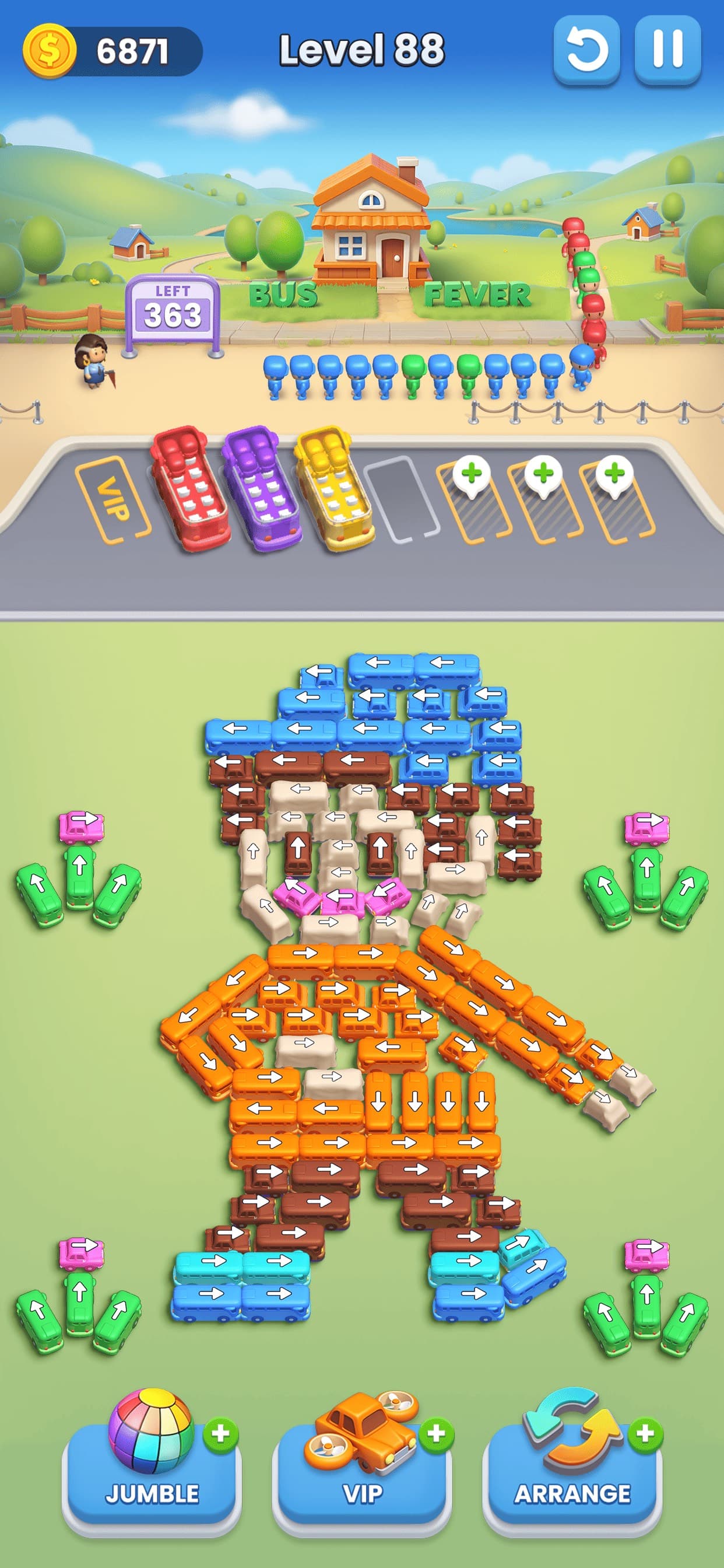 Bus Fever-Car Jam Escape screenshot 5 - screenshot