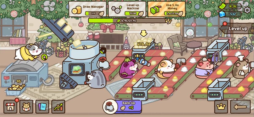 Tycoon Hamster Cookie Factory screenshot 1 - screenshot