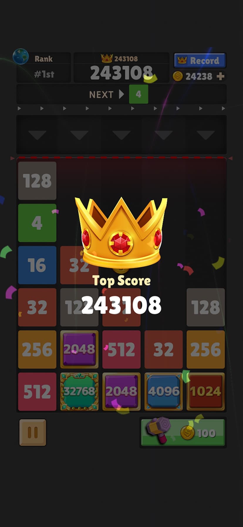 Drop The Number : Merge Puzzle screenshot 7 - screenshot