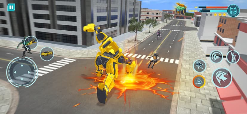 Robot Car Transform Battle screenshot 4 - screenshot
