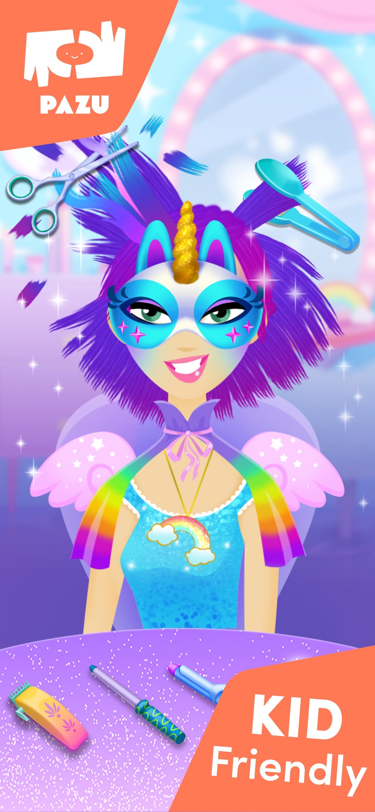 Girls Hair Salon Unicorn screenshot 2 - screenshot