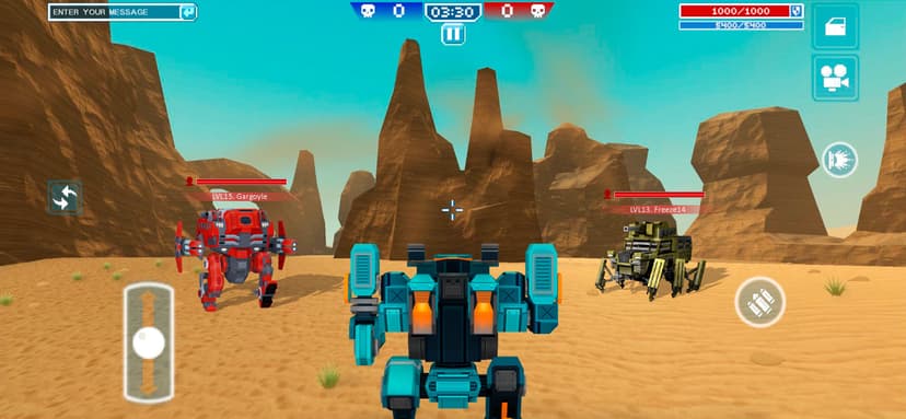 Blocky Cars - tank games screenshot 6 - screenshot
