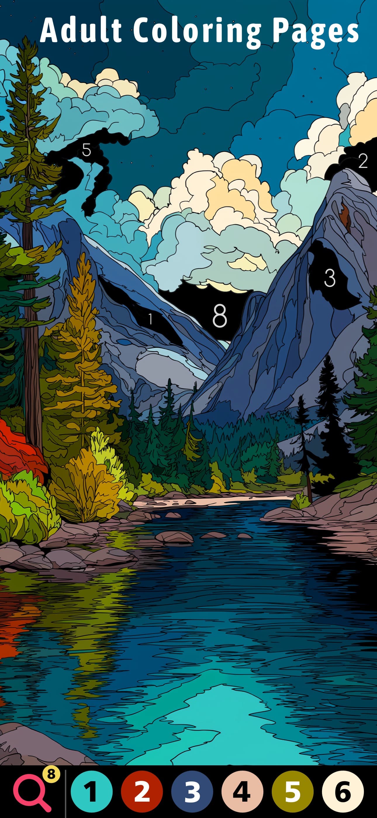 Ink: Zen Adult Color by Number screenshot 5 - screenshot