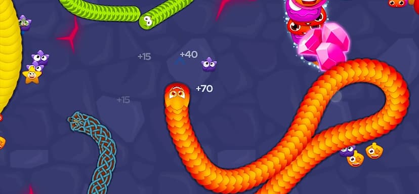 Worm Hunt: slither snake arena screenshot 6 - screenshot