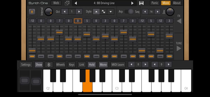 AudioKit Synth One Synthesizer screenshot 3 - screenshot