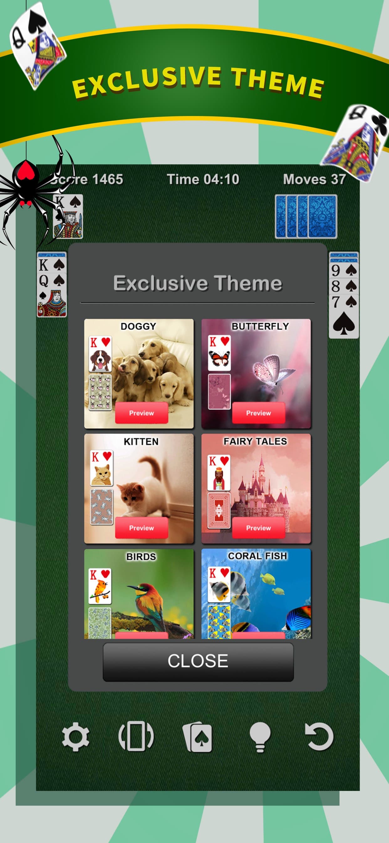 Spider Solitaire * Card Game screenshot 3 - screenshot