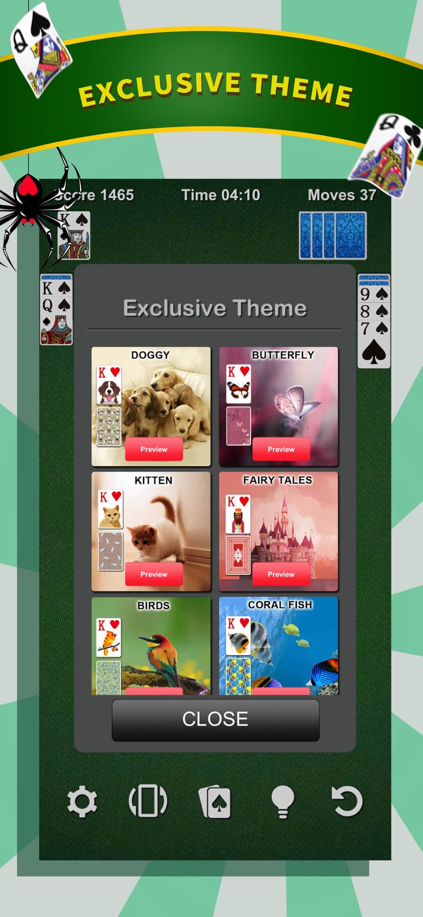Spider Solitaire * Card Game screenshot 3 - screenshot