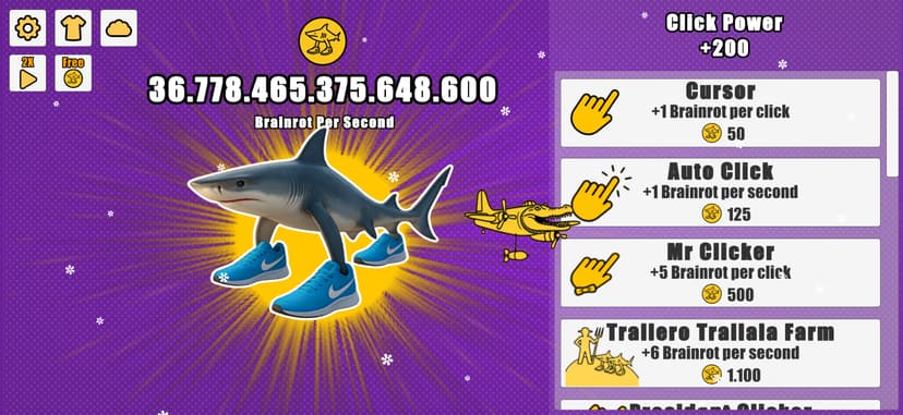Italian Brainrot Clicker screenshot 1 - screenshot