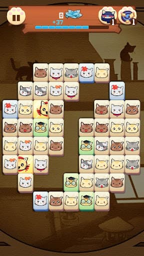 Hungry Cat Mahjong screenshot 1 - screenshot