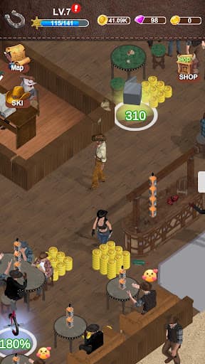 Saloon Dash Idle screenshot 2 - screenshot
