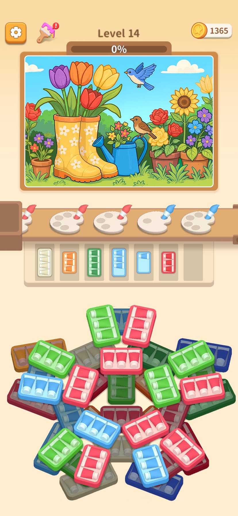 Painting Sort: Sand Puzzle Jam screenshot 1 - screenshot
