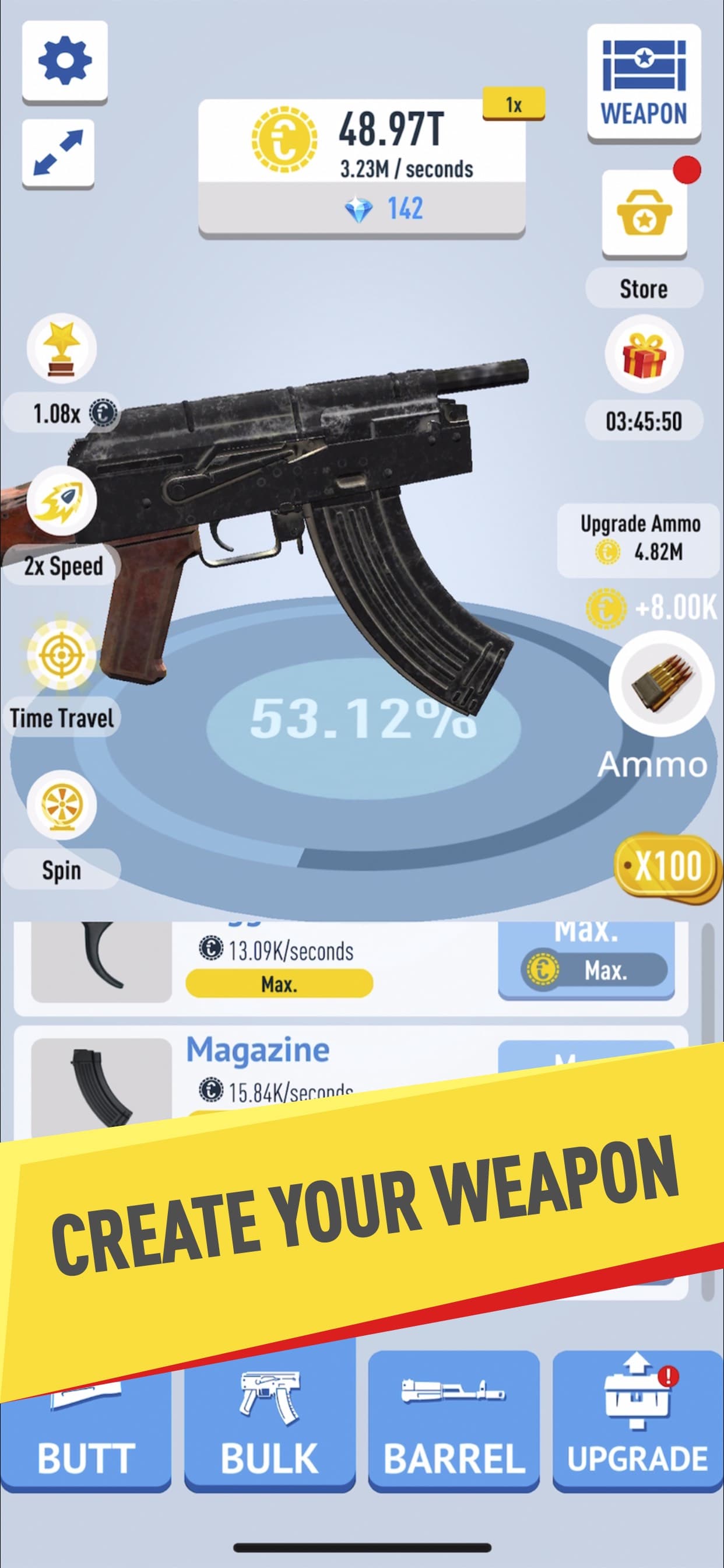 Idle Guns Factory Tycoon screenshot 1 - screenshot