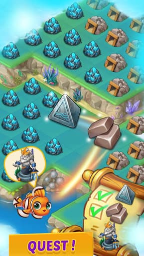 Merge Mermaids-magic puzzles screenshot 4 - screenshot