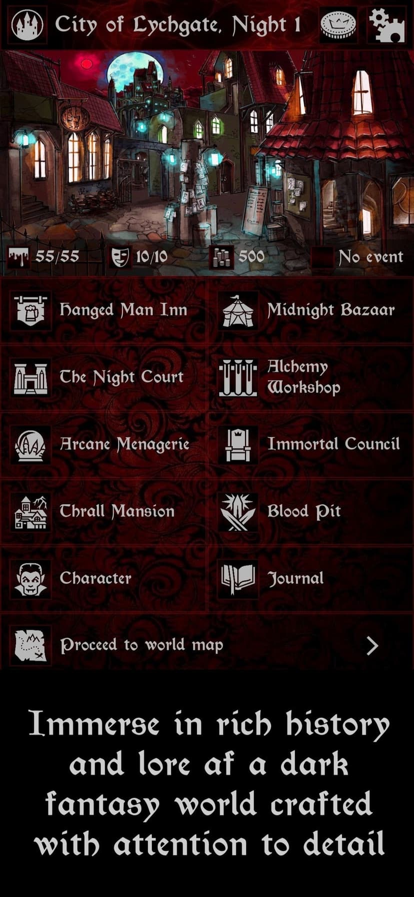 Grim Omens - Old School RPG screenshot 5 - screenshot
