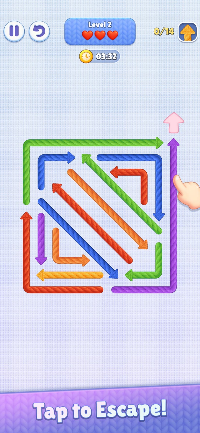 Rope Out: Color Puzzle screenshot 1 - screenshot