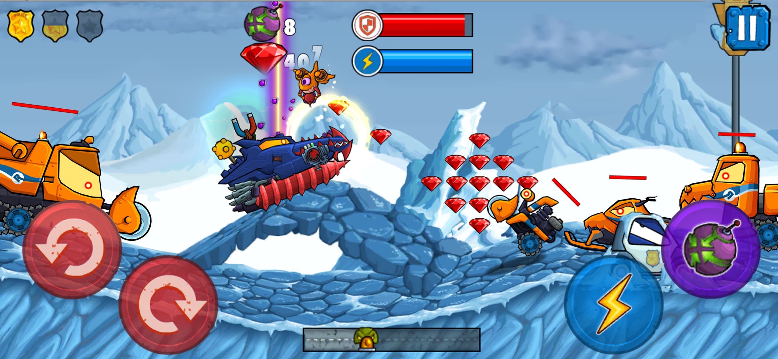 Car Eats Car 3 - Racing Cars screenshot 1 - screenshot