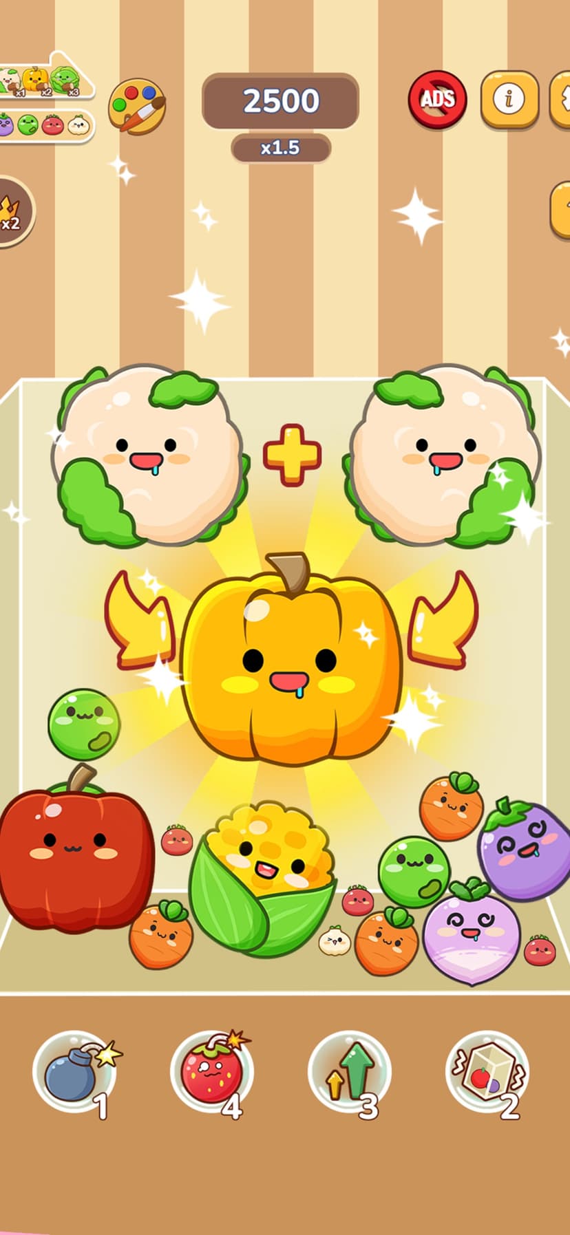 Juicy Merge: Melons Puzzle screenshot 4 - screenshot