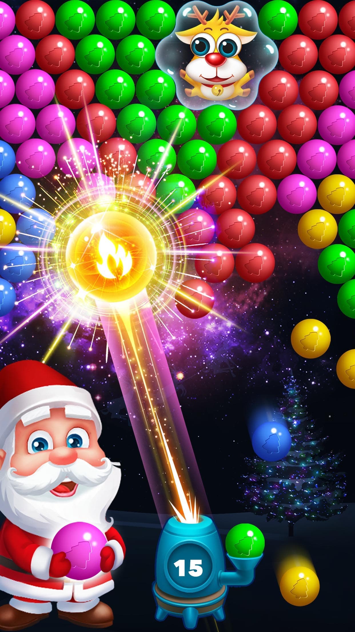 Bubble Shooter - Christmas Pop screenshot 1 - screenshot
