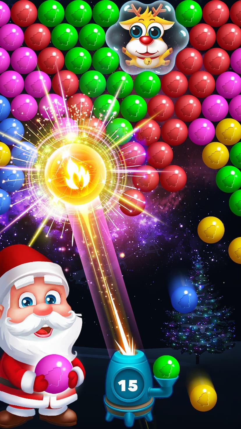 Bubble Shooter - Christmas Pop screenshot 1 - screenshot