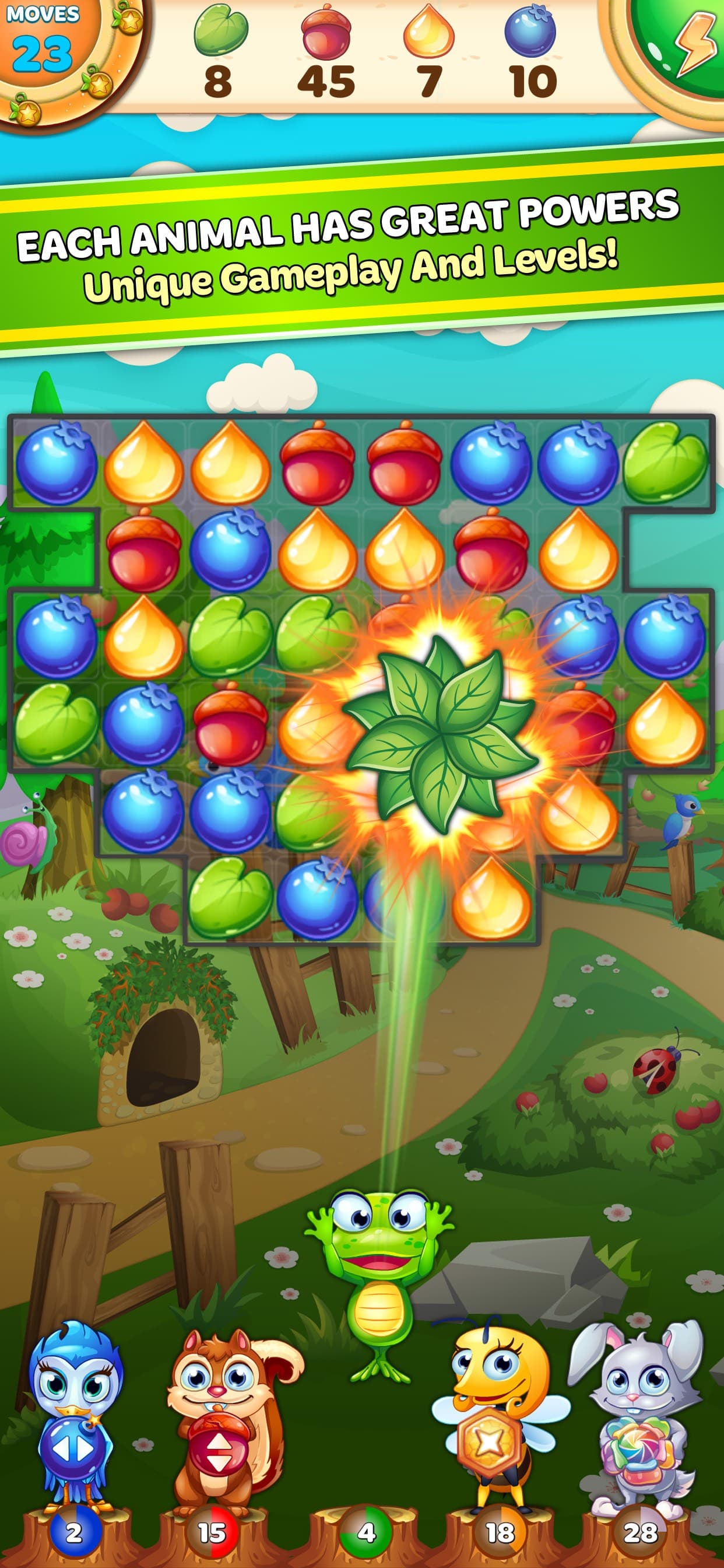 Forest Rescue: Match 3 Puzzle screenshot 2 - screenshot