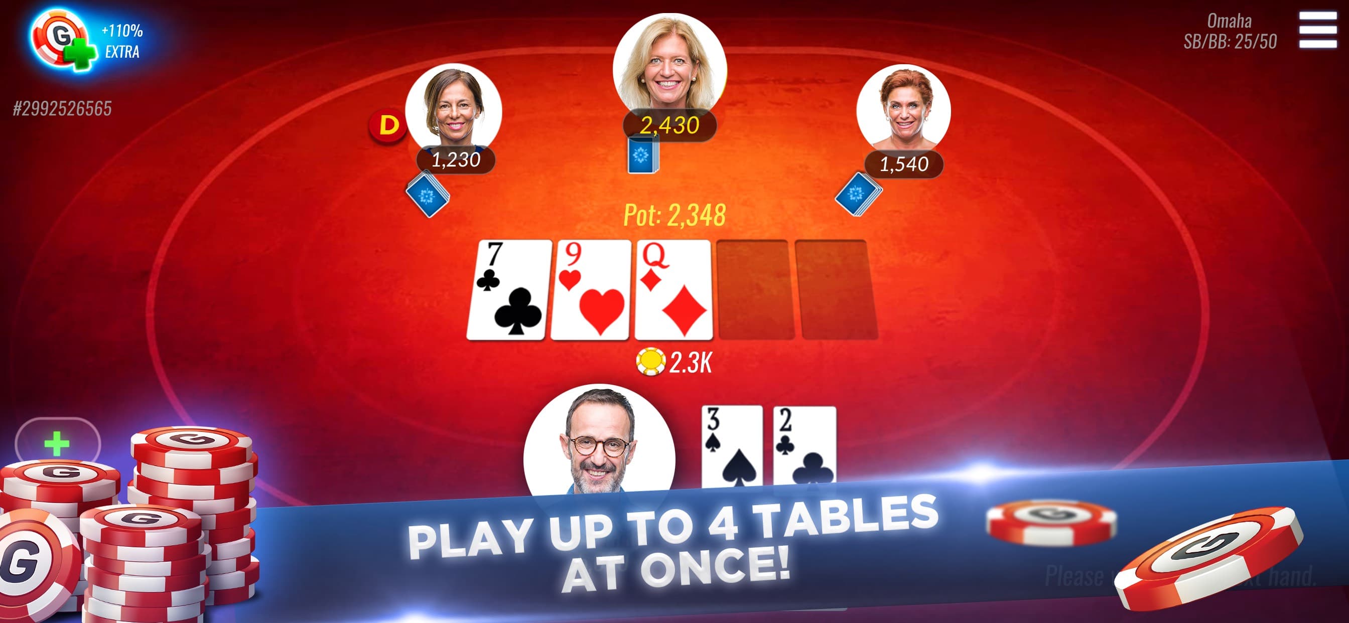 Poker Omaha - Mega Hit Games screenshot 1 - screenshot