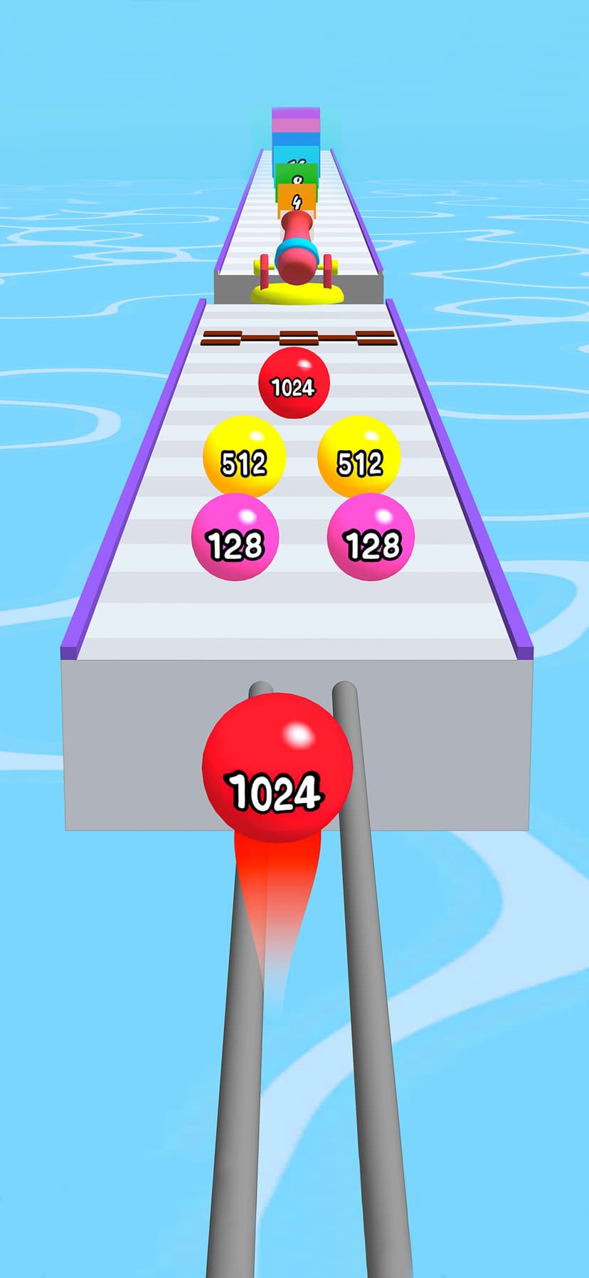 Number Ball Race & Merge 3D screenshot 1 - screenshot