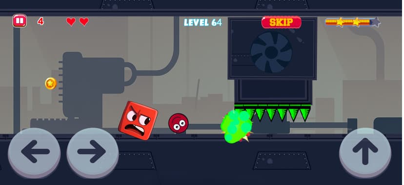 Plants Ball 5 - Red Ball Game screenshot 6 - screenshot